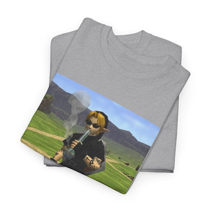 Edgy Dark Link Bong Hit Tee
