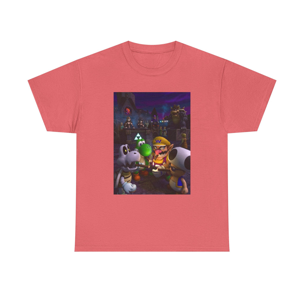 Wario, Yoshi, Toad, Dry Bones Lit Up Tee