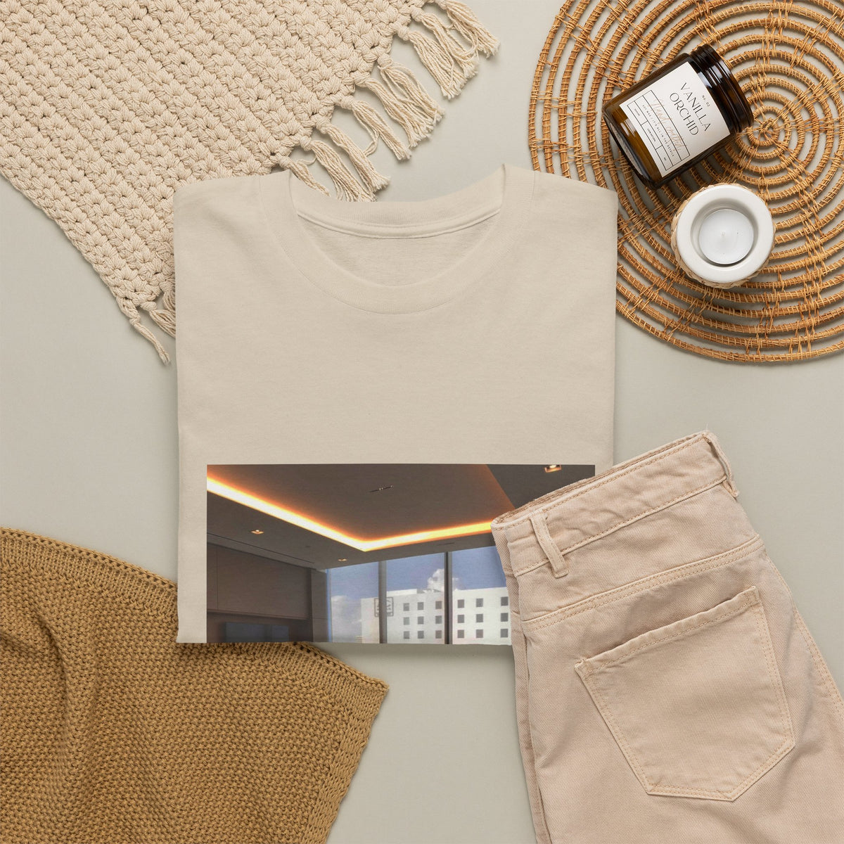 Leaf Whisper Canvas Graphic Tee
