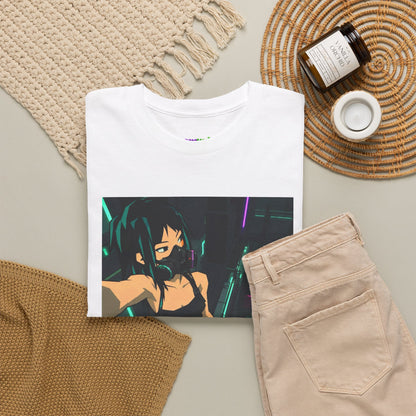 Green Horizon Blur Graphic Tee
