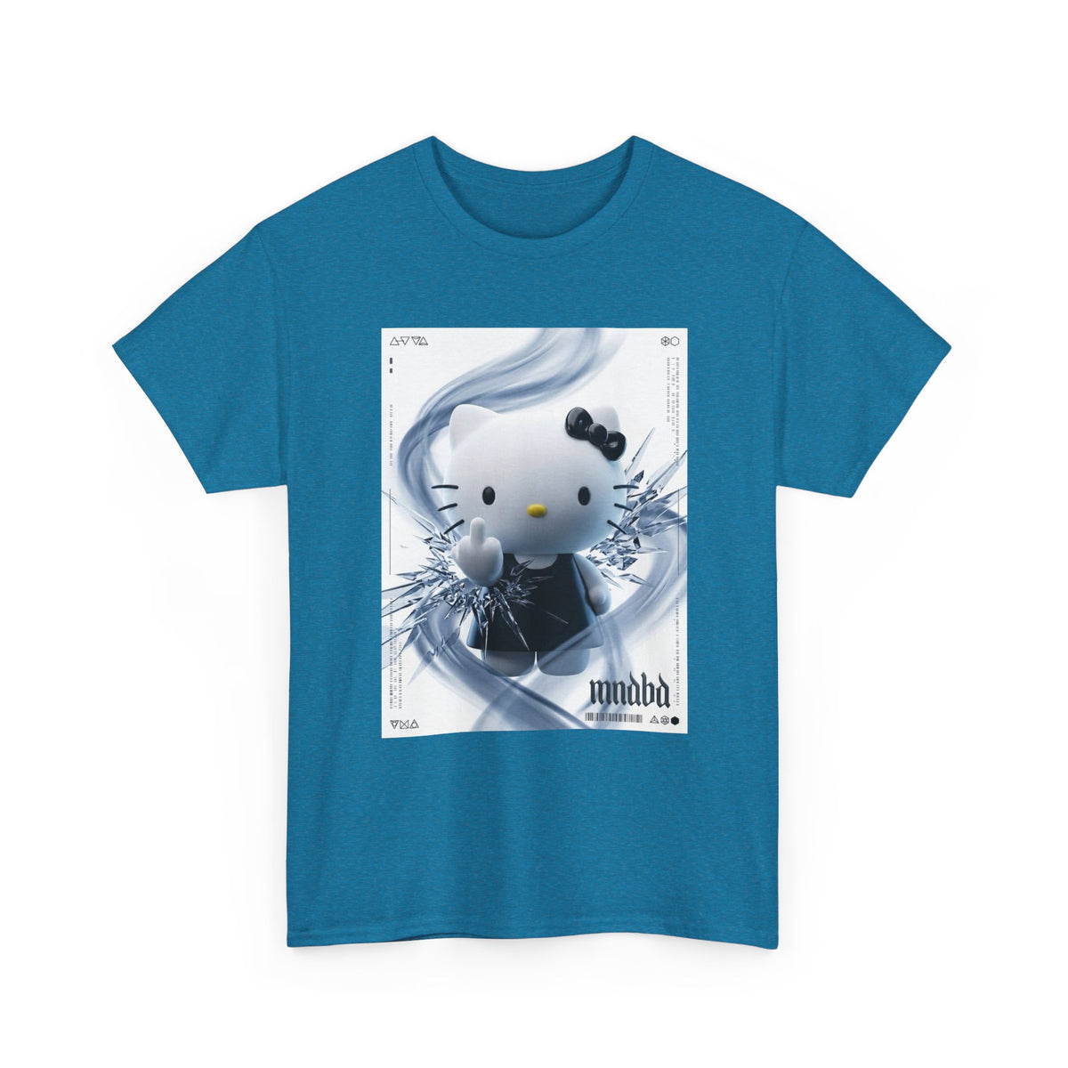 Cute Kitty Flipping The Bird Tee