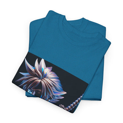 Chrome Warrior With Spiky Hair Tee