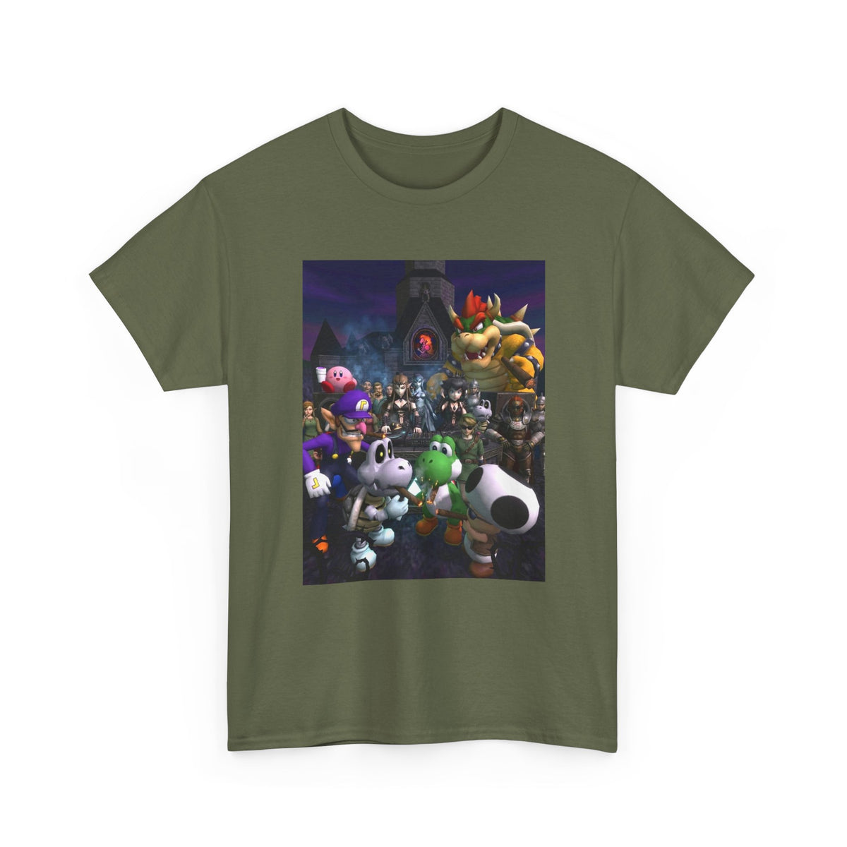 Waluigi And Friends Gathering At The Castle