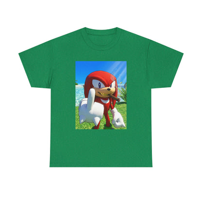 Knuckles Smoking Cigar On Tropical Beach