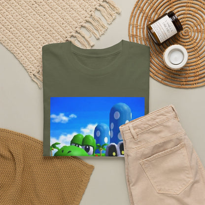 Yoshi and Dry Bones Flipping The Bird Tee (Design 4)