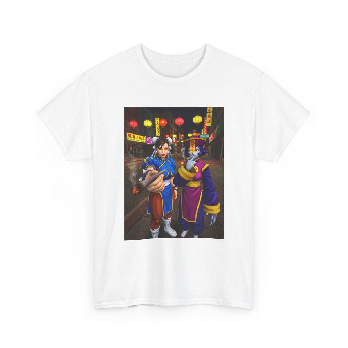 Chun-Li And Hsien-Ko Smoking Up Chinatown