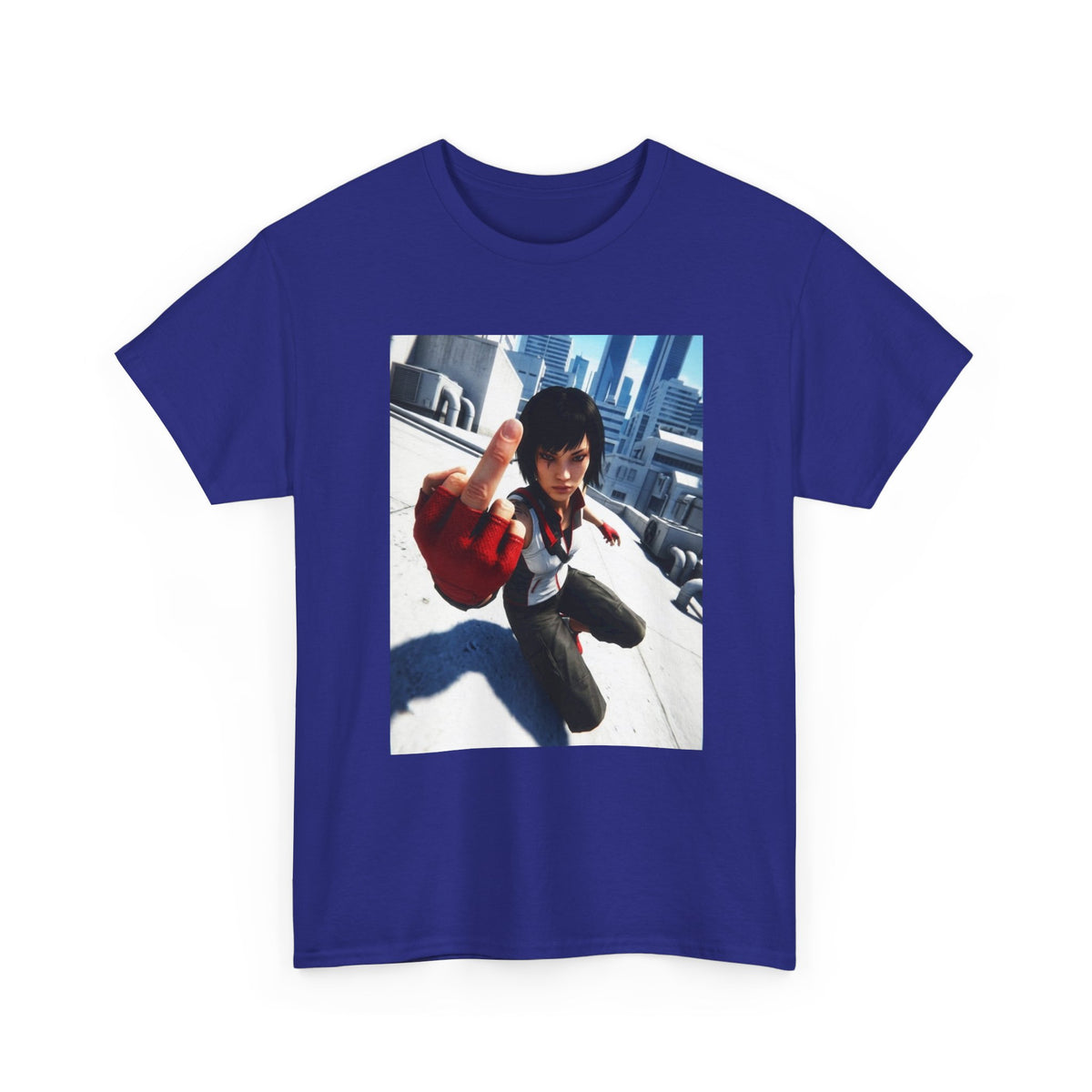 Faith Connors Flipping The Bird Rooftop Tee