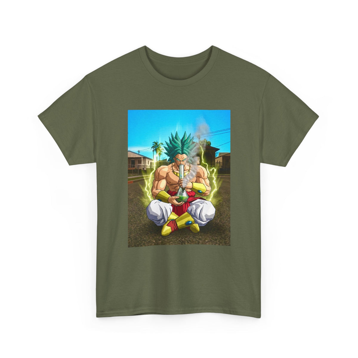 Legendary Saiyan Taking A Bong Rip Tee