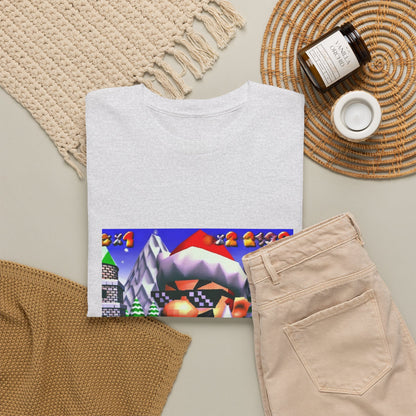 Deal With It Santa Mario Smoking Blunt Tee