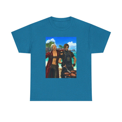 Dante and Leon Grilling Island Burgers Tee