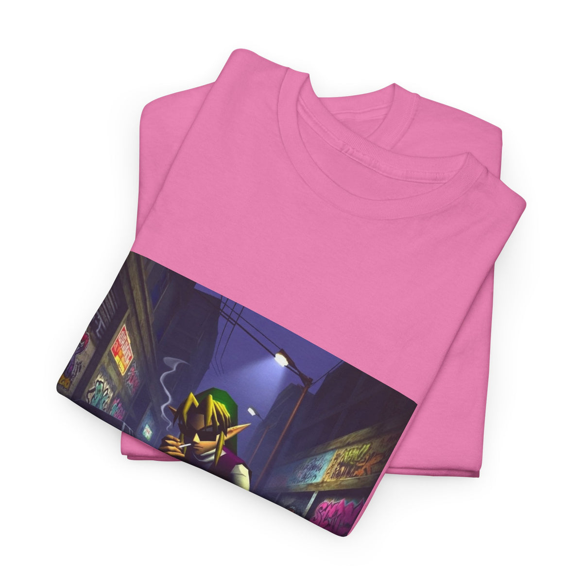Streetwise Elf Smoking In Alley Tee