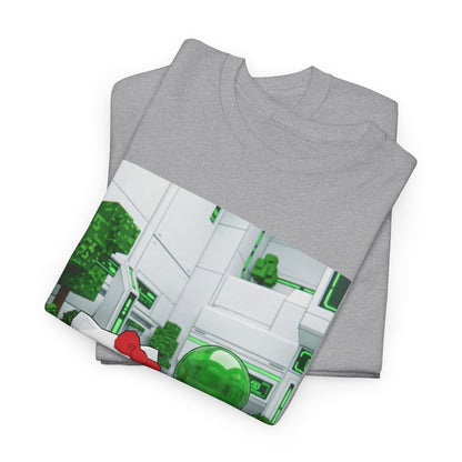 Low Poly Hello Kitty And Green Alien Flip Off
