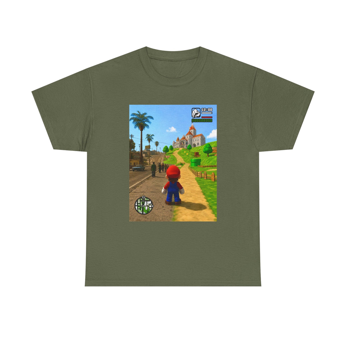 Mario Exploring San Andreas Streets