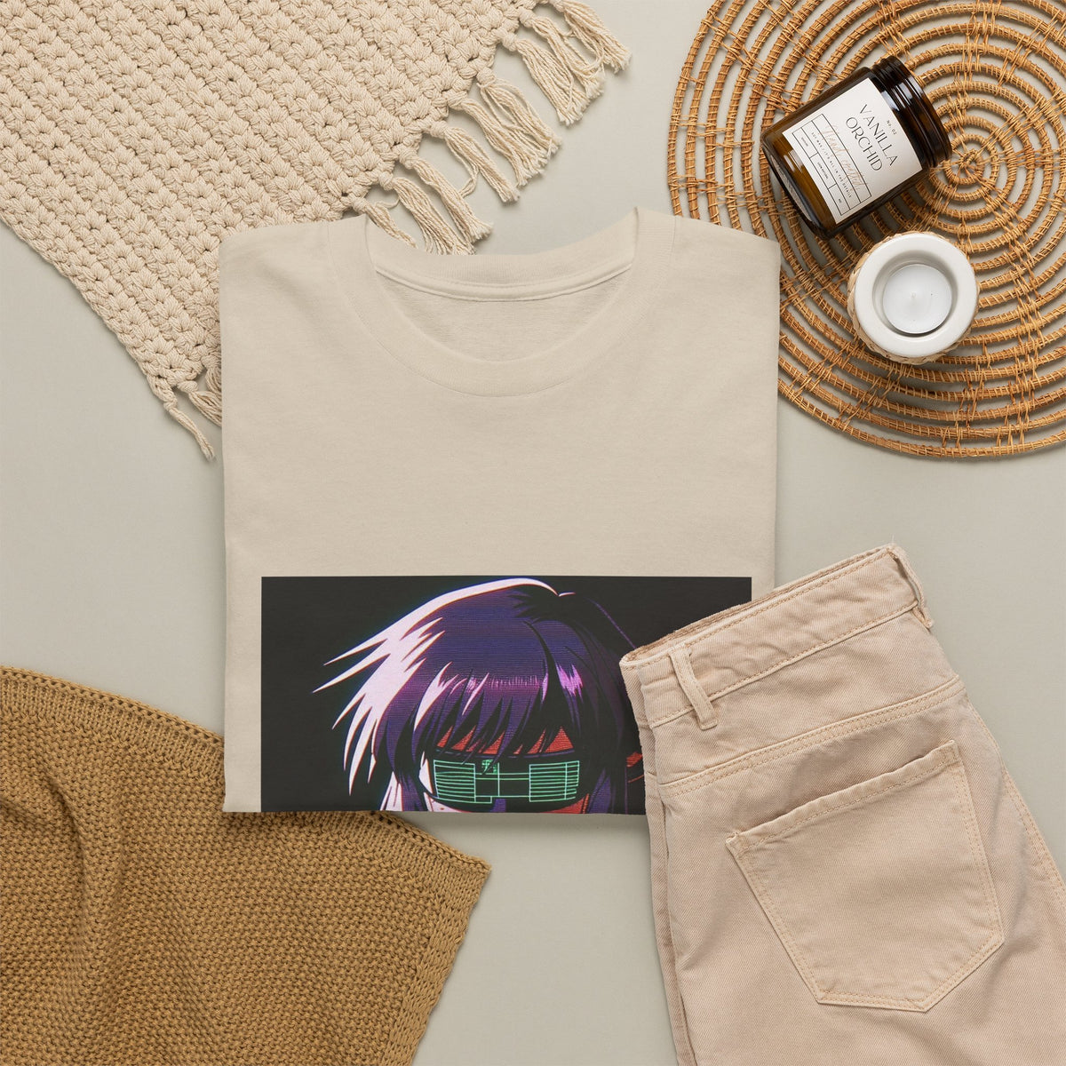 Major Kusanagi In Retro Cyberpunk Visor