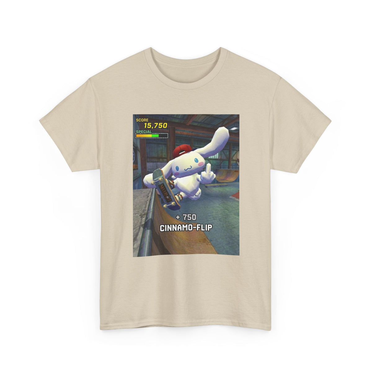 Cinnamoroll Shredding And Flipping You Off Tee