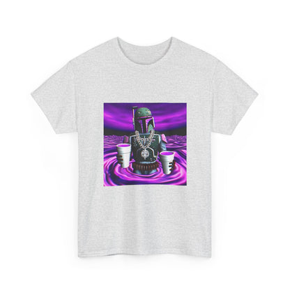 Boba Fett Sipping Purple In A Hypnotic Realm