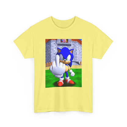 Sonic Flipping Off In The Castle Grounds
