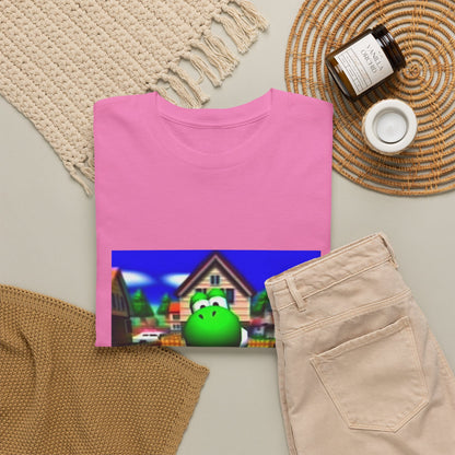 Yoshi Giving The Finger In Neighborhood Tee