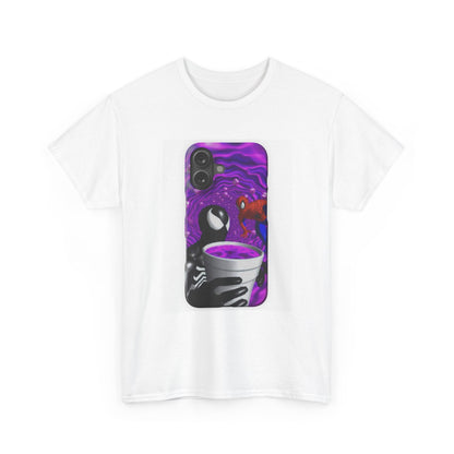 Venom & Spider-Man In A Purple Vortex
