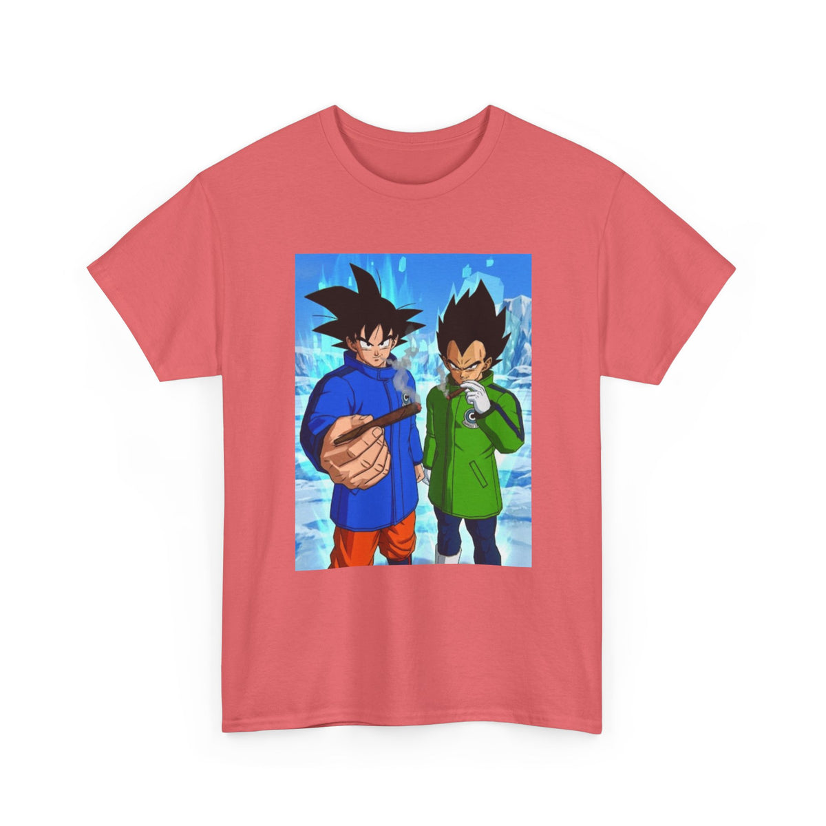 Goku and Vegeta Chillin' On Ice