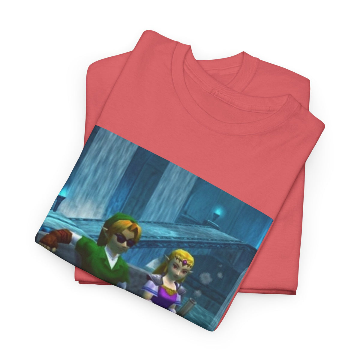 Link And Zelda Chilling In Zora's Domain