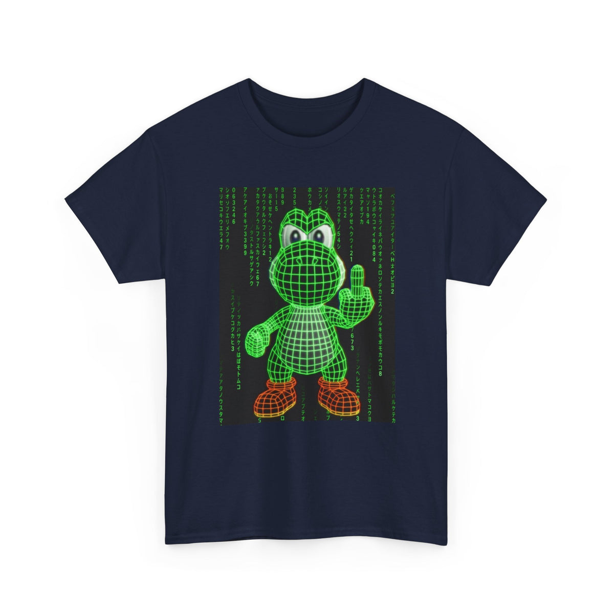 Matrix Yoshi Flipping The Bird Tee
