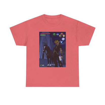 Goth Link Smoking With Epona Tee