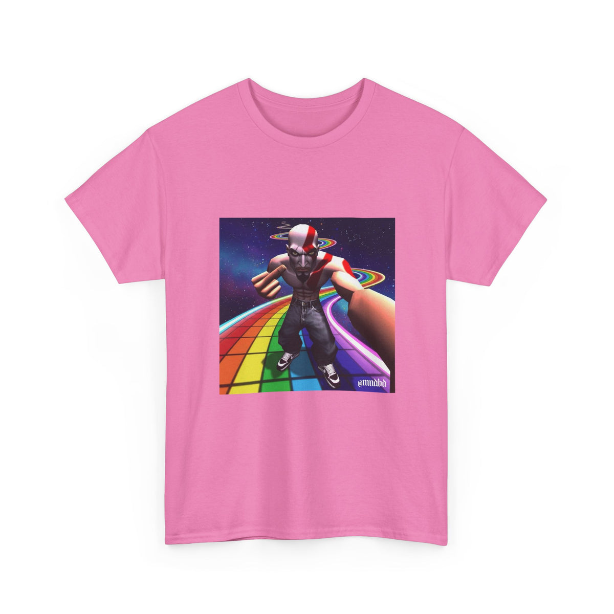 Kratos Flips Off On Rainbow Road