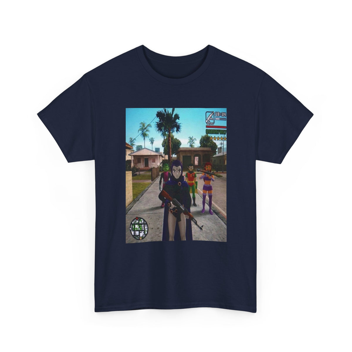Teen Titans Grand Theft Auto Crossover Tee
