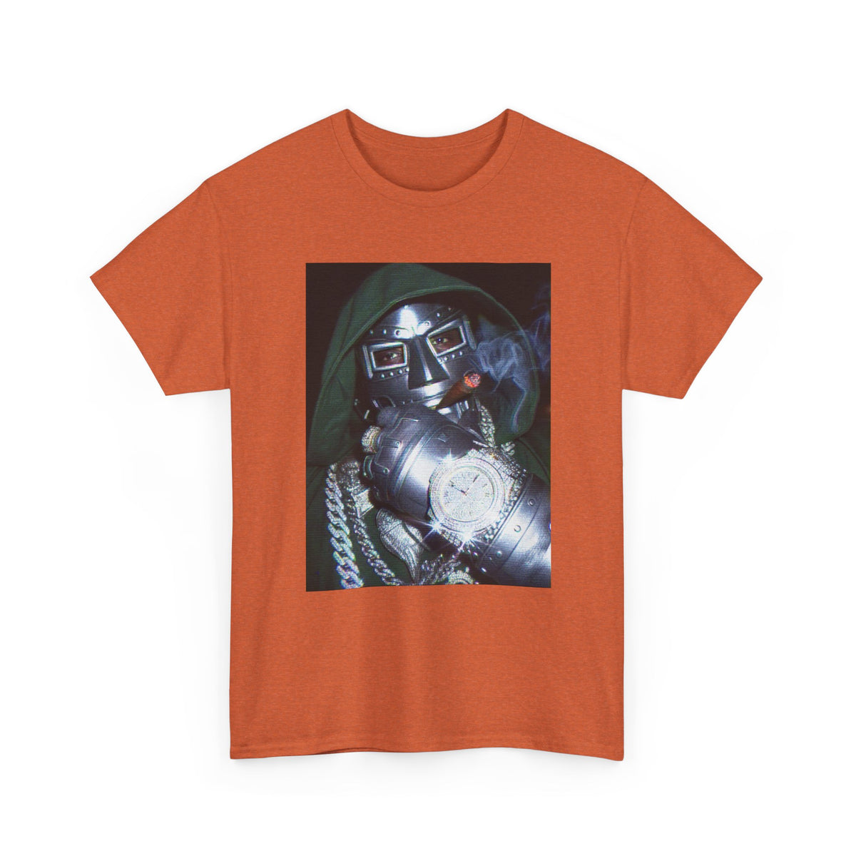 Villainous Rapper Smoking Diamond Bling Tee