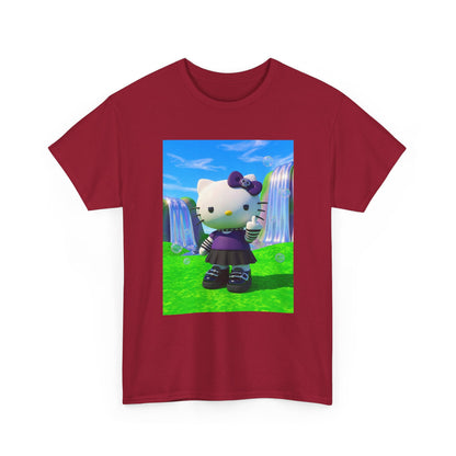 Goth Kitty Flipping Off In Wonderland