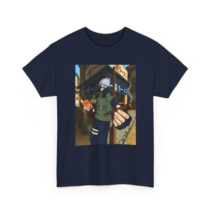 Kakashi Relaxing With Blunt And Book Tee