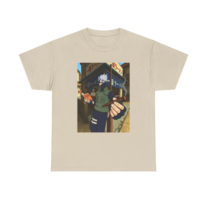 Kakashi Relaxing With Blunt And Book Tee