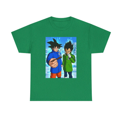 Goku and Vegeta Chillin' On Ice
