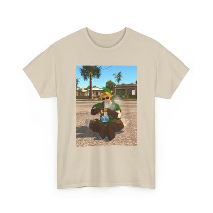 Stoner Link Taking A Bong Hit Tee