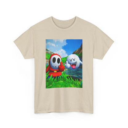 Shy Guy And Boo Flipping Off Tee