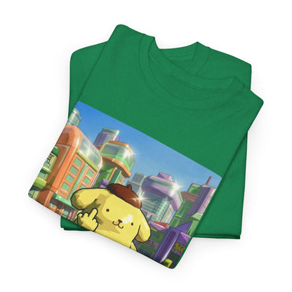 Pompompurin Flipping Bird Skate Park Tee