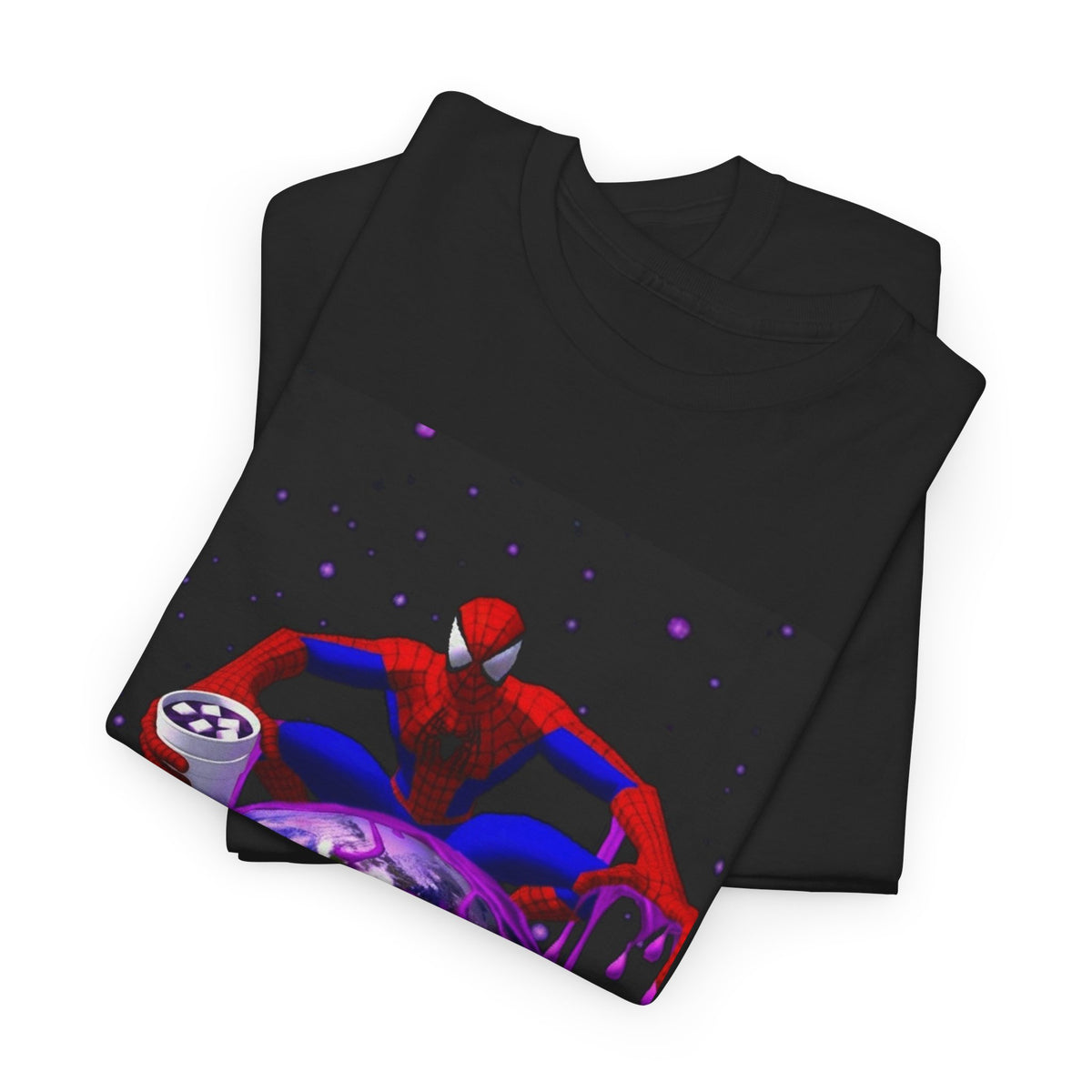 Spider-Man Pouring Lean On Earth