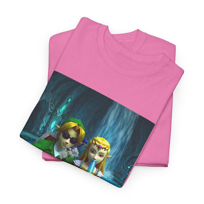 Link And Zelda Hitting The Stash