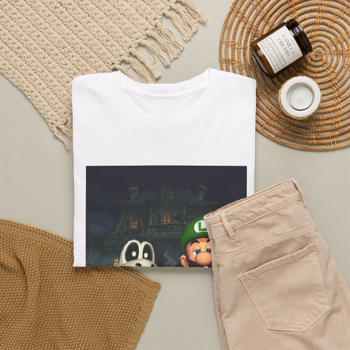 Luigi and Dry Bones Smoking Blunts Tee