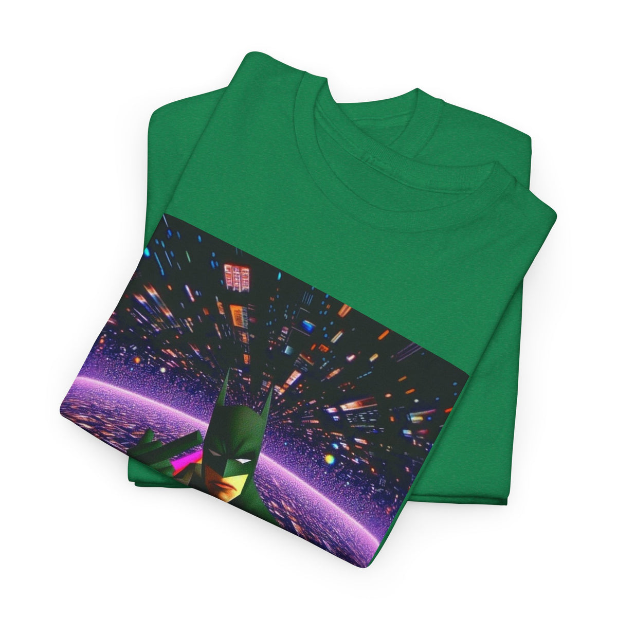 Batman Flips Off Reality On Psychedelic Tee