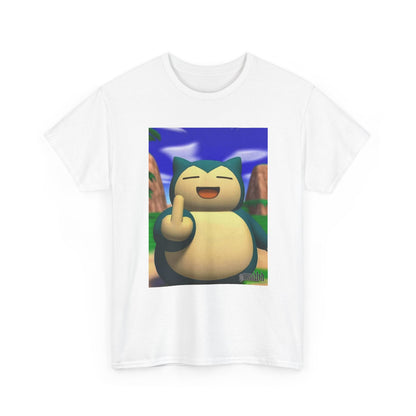 Snorlax Flipping The Bird Tee
