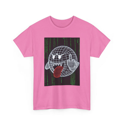 Wireframe Boo Giving The Finger Tee