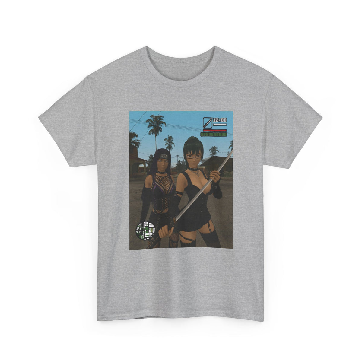 GTA-Inspired Girls With Katanas Tee