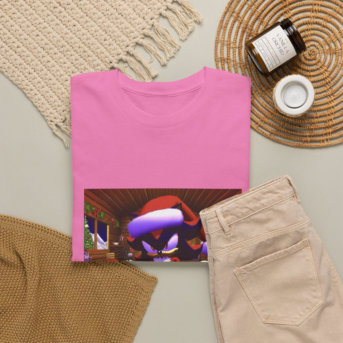 Shadow The Hedgehog Christmas Chill Tee