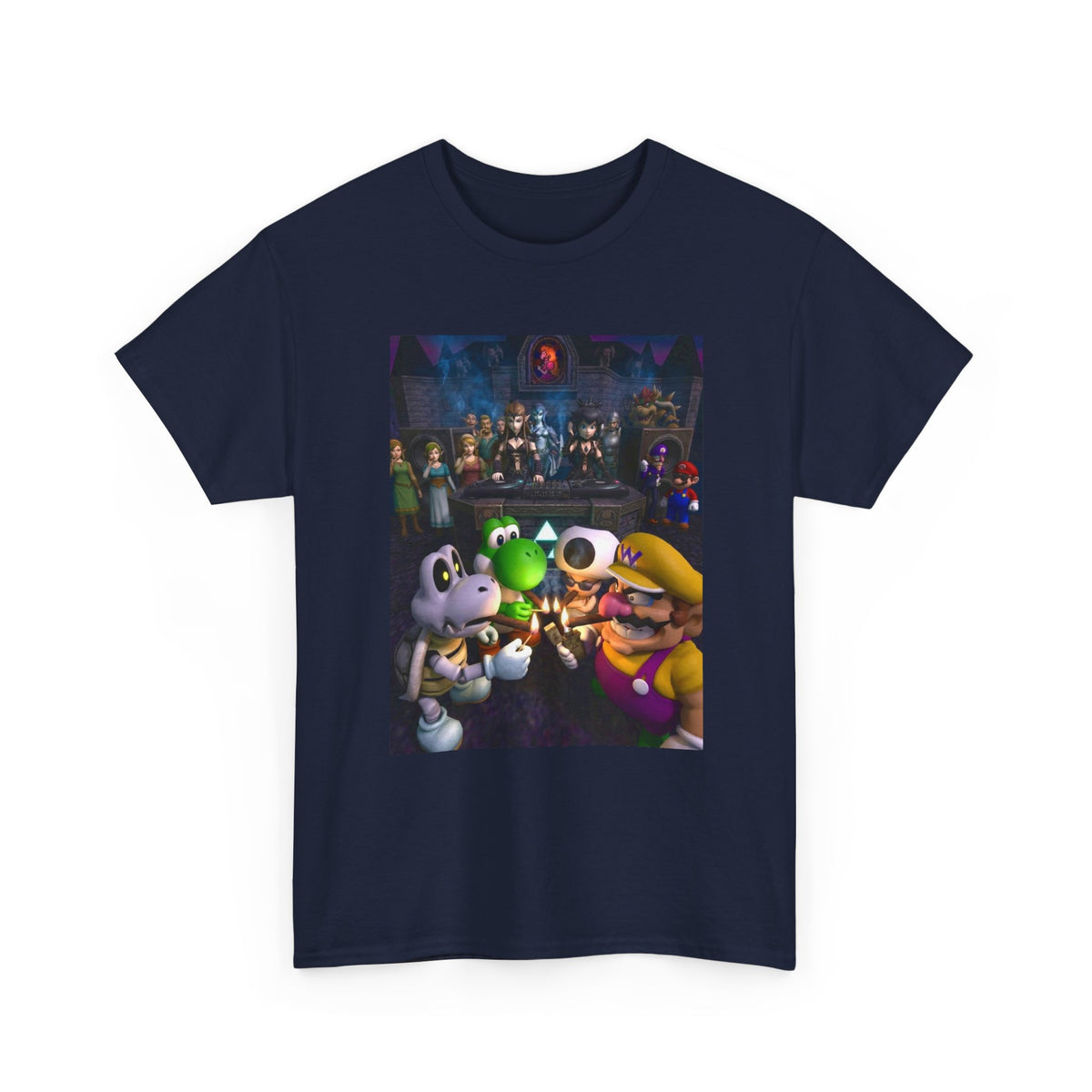 Wario, Yoshi, Dry Bones Lighting Up