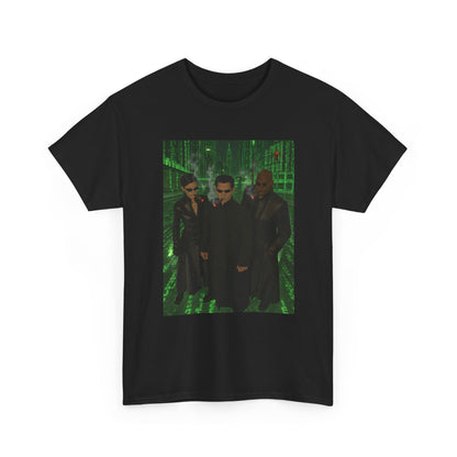 Neo, Trinity, Morpheus Smoking In The Matrix