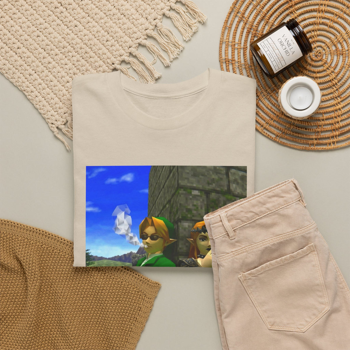 Link And Zelda Smoke Blunts Tee