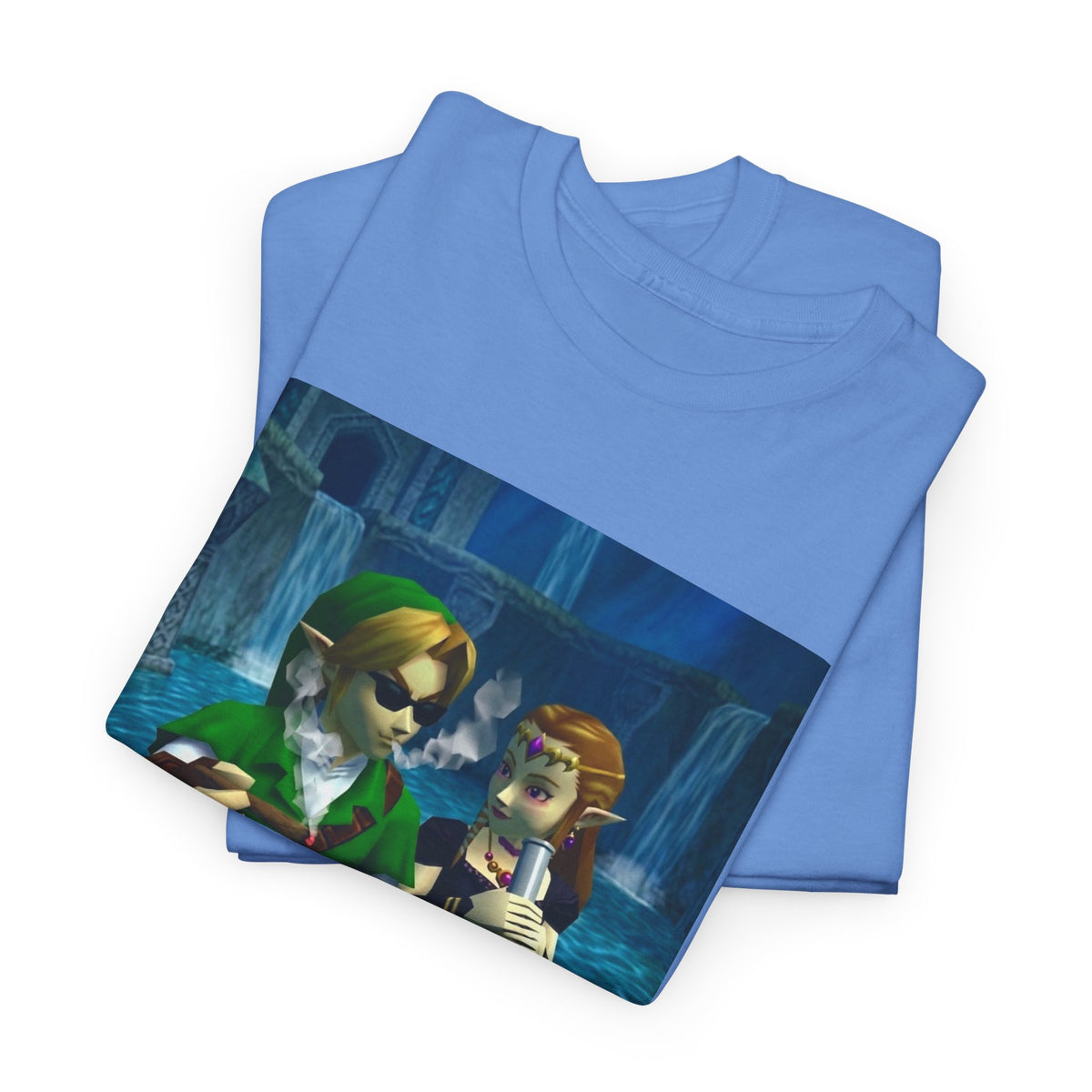 Link And Zelda Chillin' By The Water