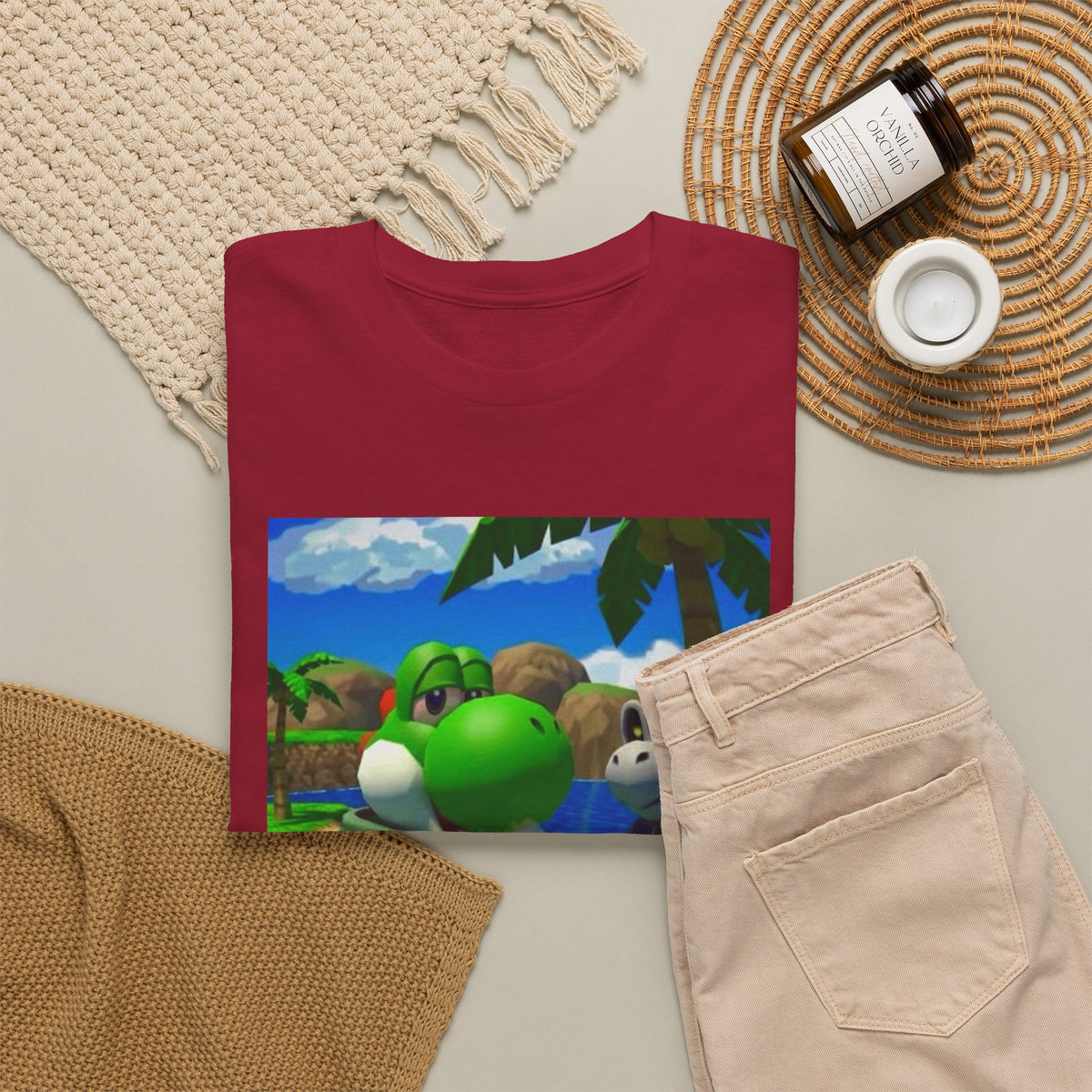 Yoshi And Dry Bones Smoking Blunts Tee